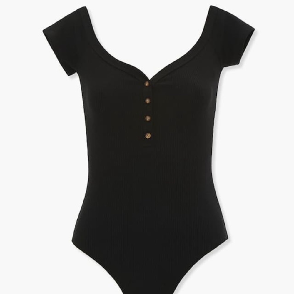 Forever 21 ribbed bodysuit